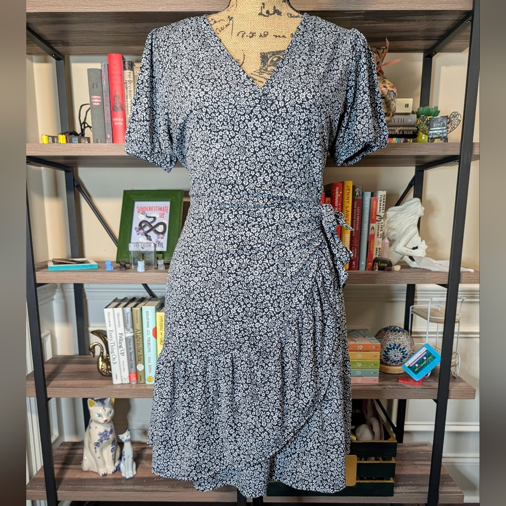 Floral Wrap Dress